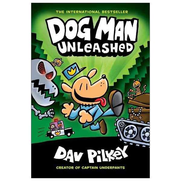 bộ dog man #2: dog man unleashed: a graphic novel