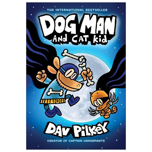 bộ dog man #4: dog man and cat kid: a graphic novel