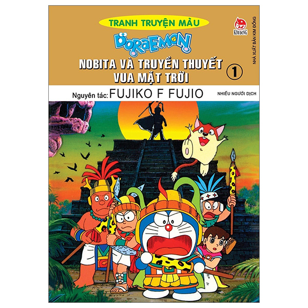 bộ doraemon - tranh truyện màu - nobita và truyền thuyết vua mặt trời - tập 1 (tái bản 2023)