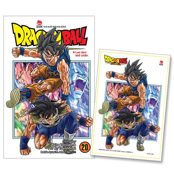 bộ dragon ball super - tập 20 - lao tâm khổ chiến - tặng kèm postcard