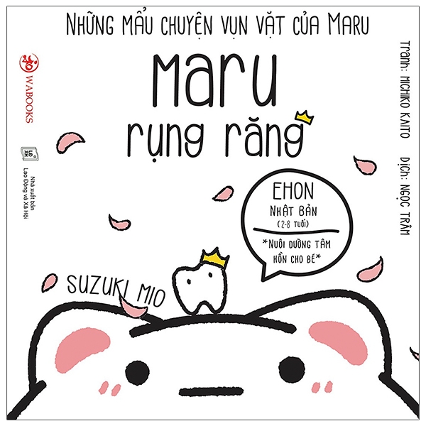 bộ ehon maru - những mẩu chuyện vụn vặt của maru - maru tập rửa bát - (từ 2 - 8 tuổi) (tái bản 2020)