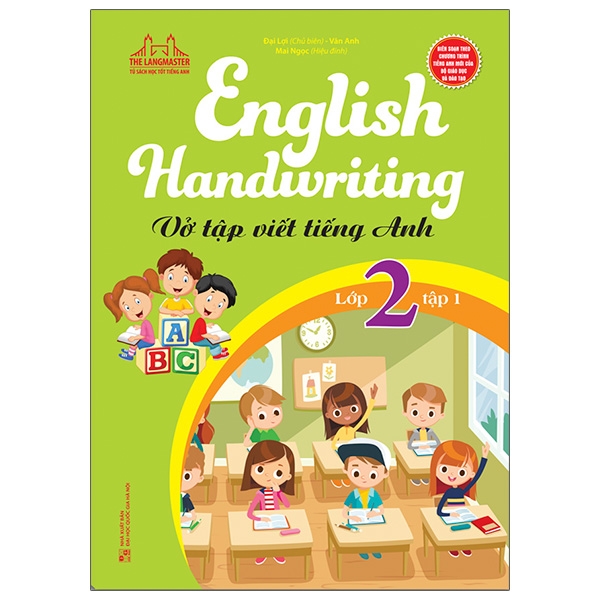 bộ english handwriting - vở tập viết tiếng anh lớp 2 - tập 1