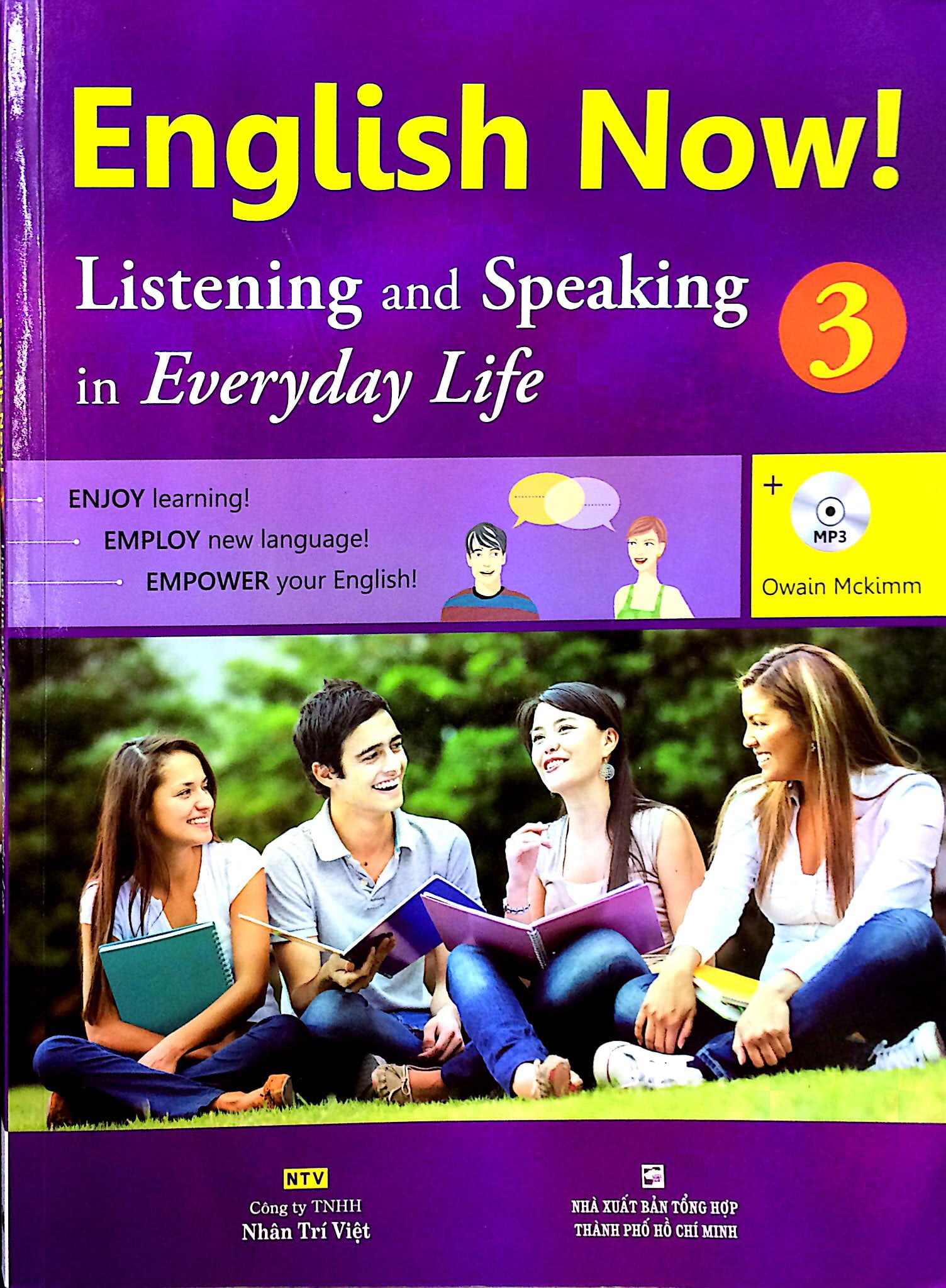 bộ english now 3 - listening and speaking (kèm cd)