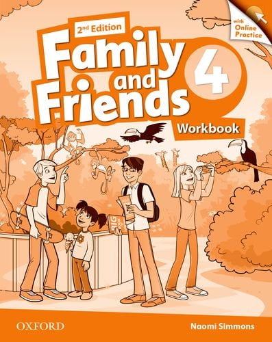 bộ family and friends: level 4: workbook & online skills practice pack