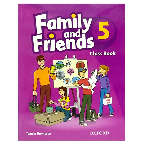 bộ family & friends 5 classbook and multirom pack