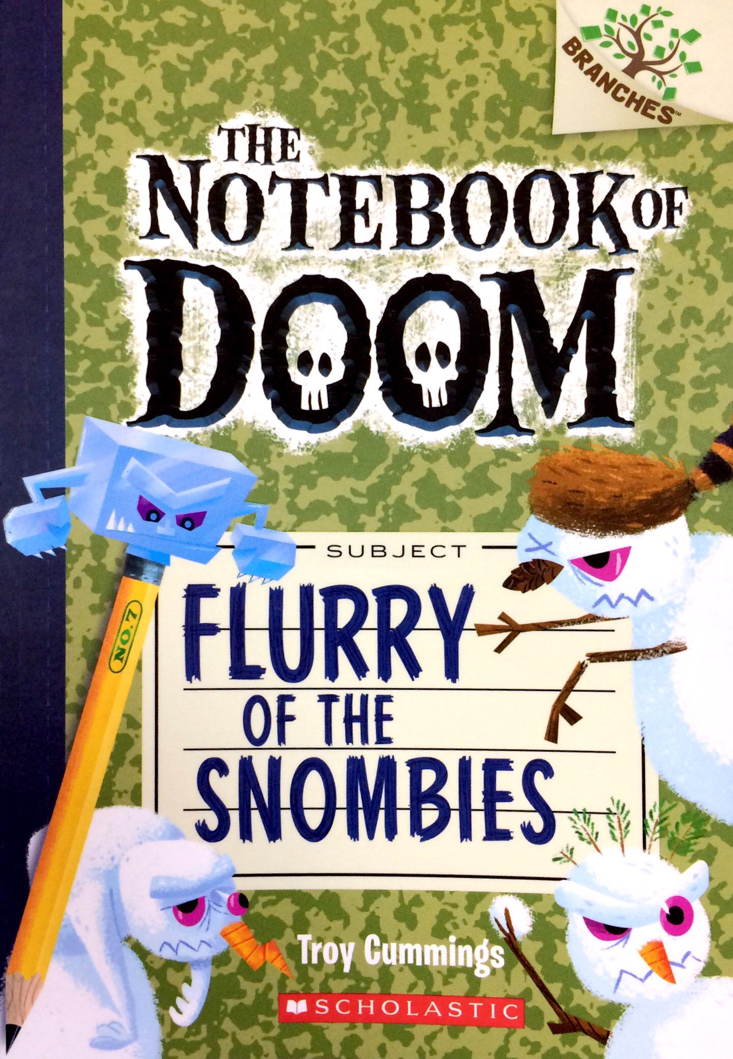 bộ flurry of the snombies: a branches book (the notebook of doom #7)