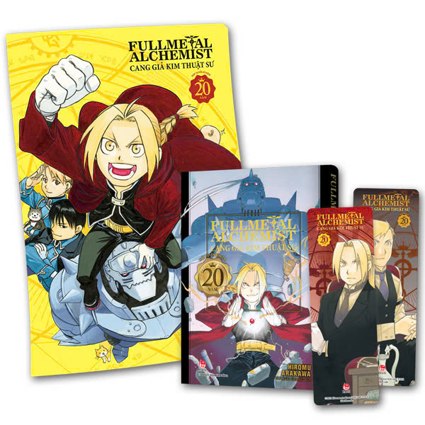 Bo
Fullmetal Alchemist - Cang Gia Kim Thuat Su - Hop Tuyen Ki Niem 20 Nam - Tang Kem 2 Bookmark Nhua Trong + 1 Poster