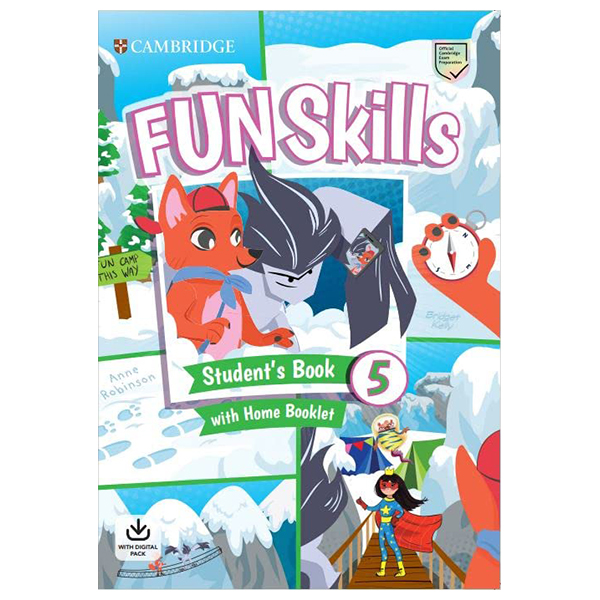 bộ fun skills level 5 student's book and home booklet with online activities