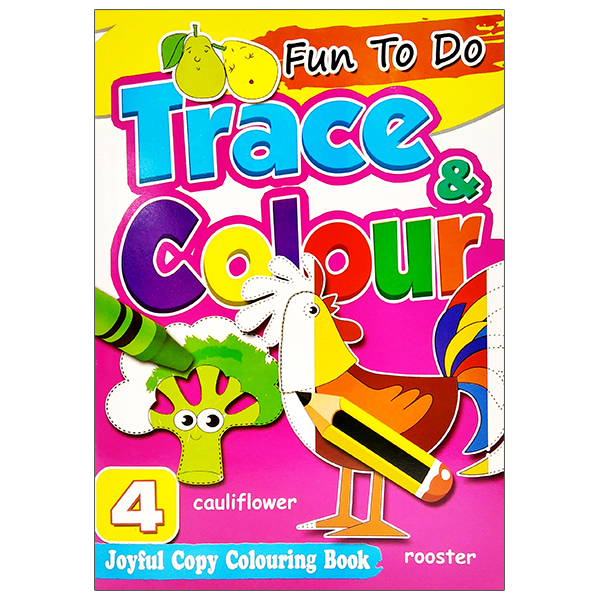 bộ fun to do trace & colours book 4