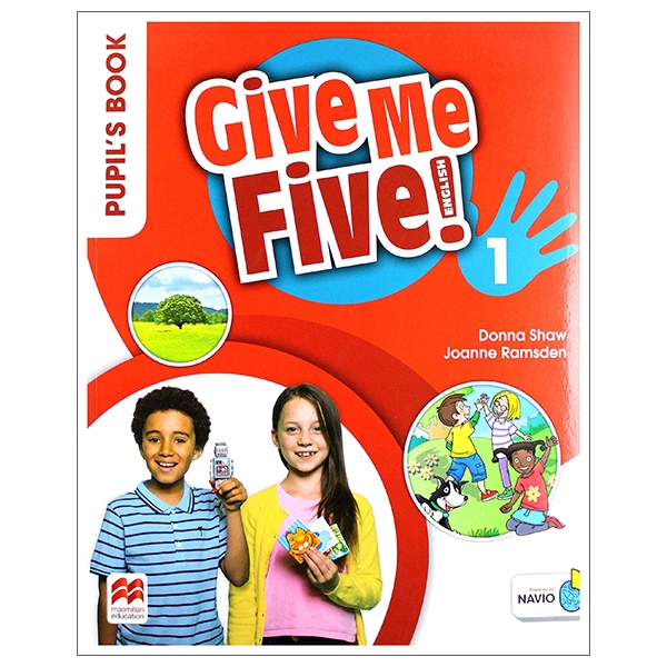 bộ give me five! level 1 pupil's book pack with navio app