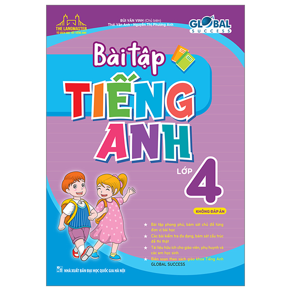 bộ global success - bài tập tiếng anh 4 - không đáp án