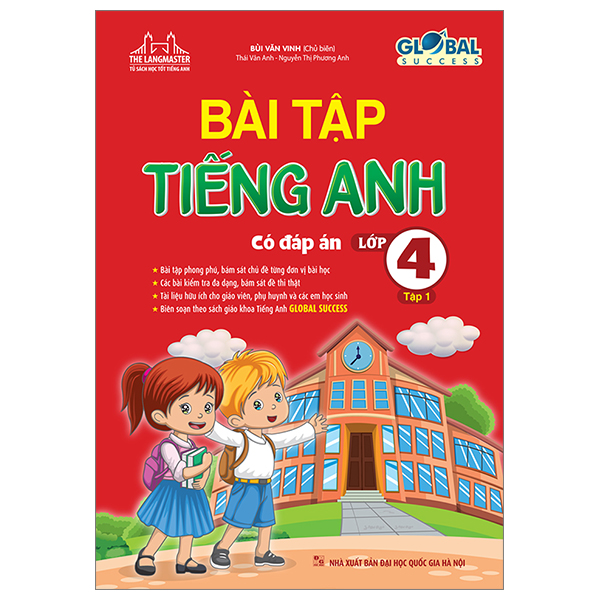 bộ global success - bài tập tiếng anh lớp 4 - tập 1 - có đáp án