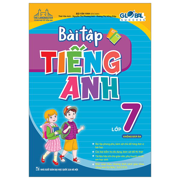 bộ global success - bài tập tiếng anh lớp 7 (không đáp án)