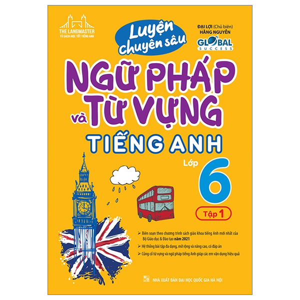 Bo
						
										
										Global Success - Luyen Chuyen Sau Ngu Phap Va Tu Vung Tieng Anh Lop 6 - Tap 1 (Tai Ban 2024)