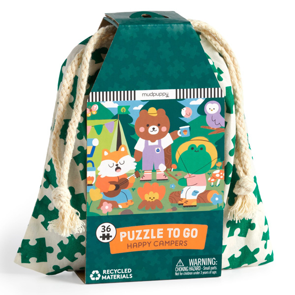 Bo
						
										
										Happy Campers 36 Piece Puzzle To Go