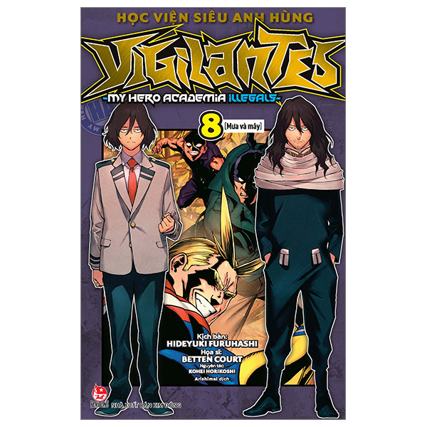 bộ học viện siêu anh hùng vigilantes - my hero academia illegals - tập 8 - mưa và mây