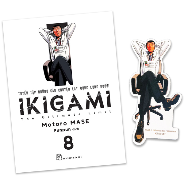 bộ ikigami - tập 8 - tặng kèm bookmark