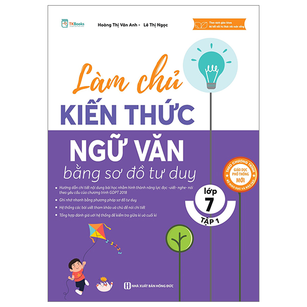 bộ làm chủ kiến thức ngữ văn bằng sơ đồ tư duy lớp 7 - tập 1 (theo sgk bộ kết nối tri thức với cuộc sống)