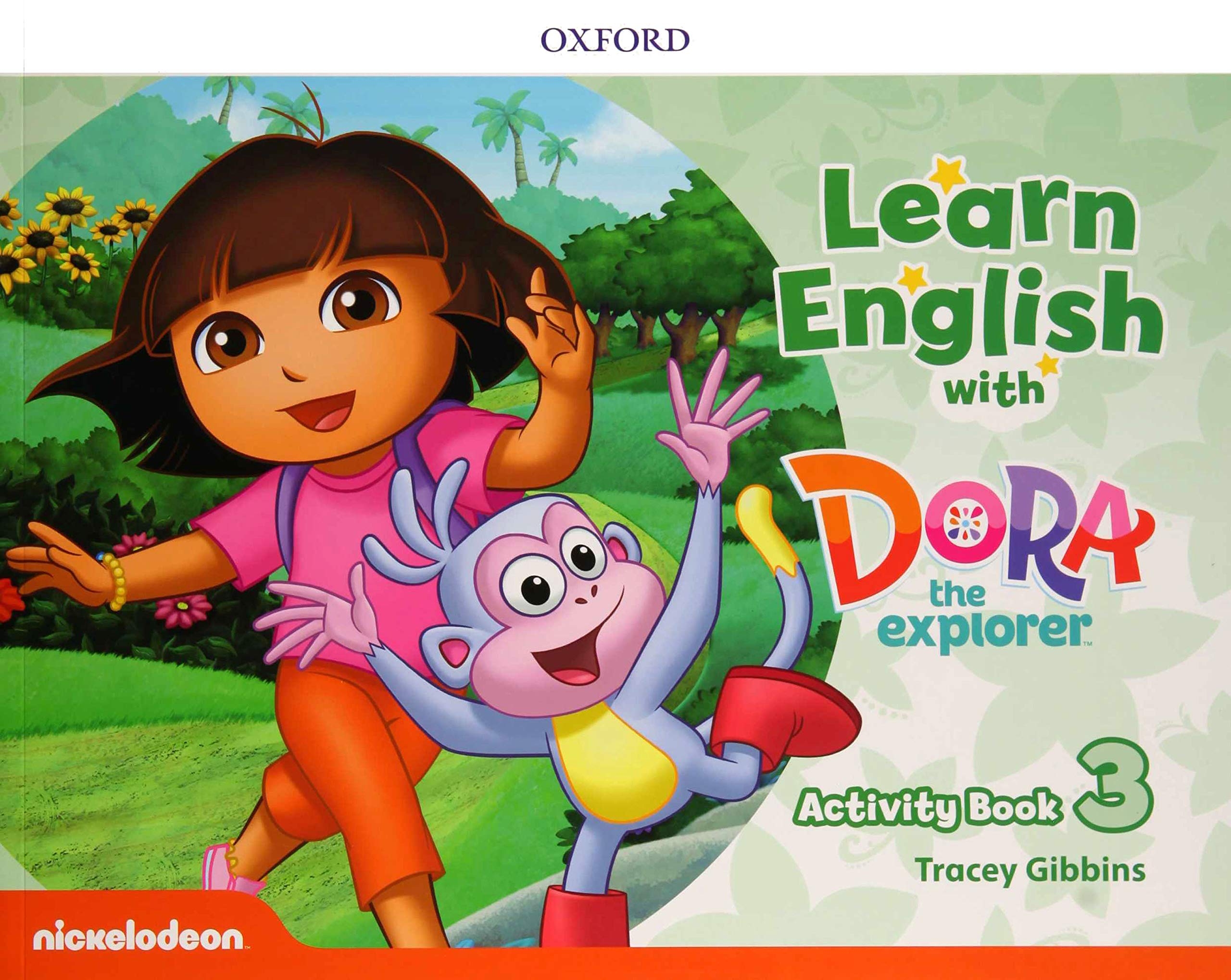 bộ learn english with dora the explorer: level 3: activity book