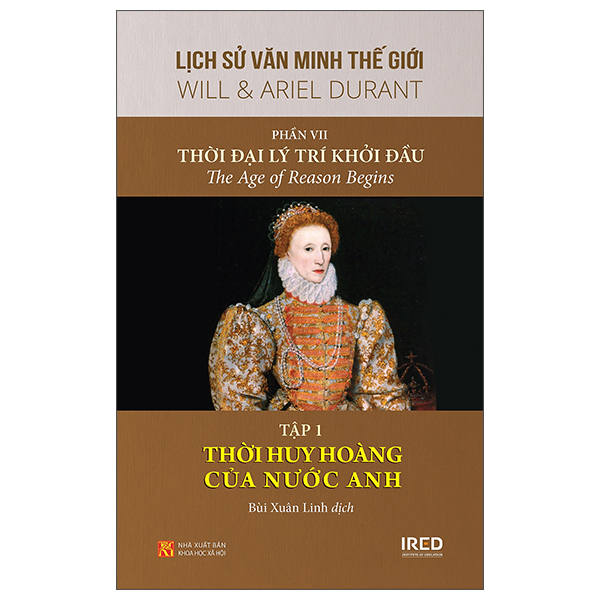 Bộ
						
										
										Lịch Sử Văn Minh Thế Giới - Phần VII: Thời Đại Lý Trí Khởi Đầu - Tập 1: Thời Huy Hoàng Của Nước Anh - Bìa Cứng
