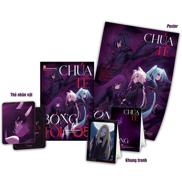 Bộ [Light Novel] Chúa Tể Bóng Tối - Tập 5 - Bản Giới Hạn - Tặng Kèm Thẻ Nhân Vật + Khung Tranh + Poster