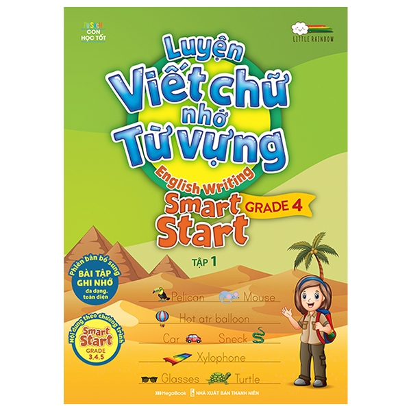 bộ luyện viết chữ nhớ từ vựng - english writing smart start lớp 4 - tập 1