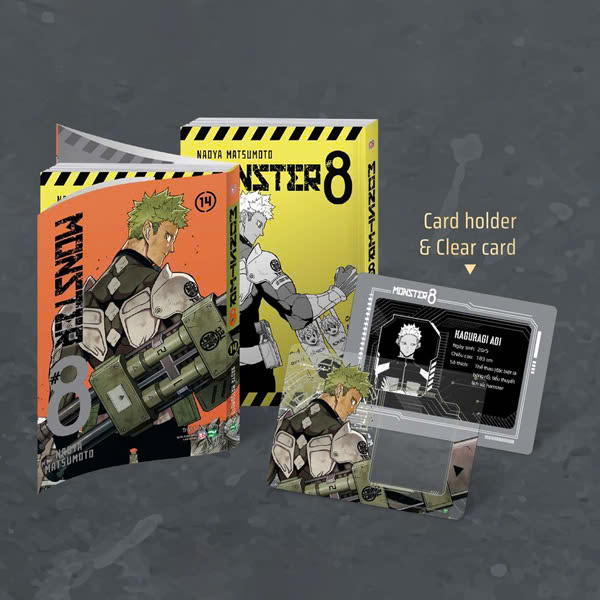 Bo
						
										
										MONSTER #8 - Tap 14 - Ban Dac Biet - Bright Ver - Tang Kem Clear Card + Card Holder “Luc Luong Phong Ve”