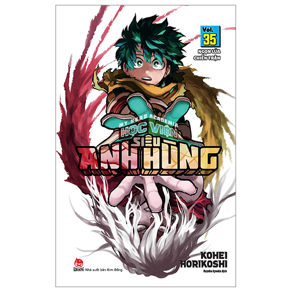 bộ my hero academia - học viện siêu anh hùng - tập 35 - ngọn lửa chiến trận