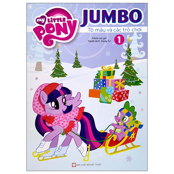 bộ my little pony - jumbo - tô màu và các trò chơi - tập 1