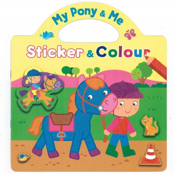 bộ my pony & me sticker & colour 2