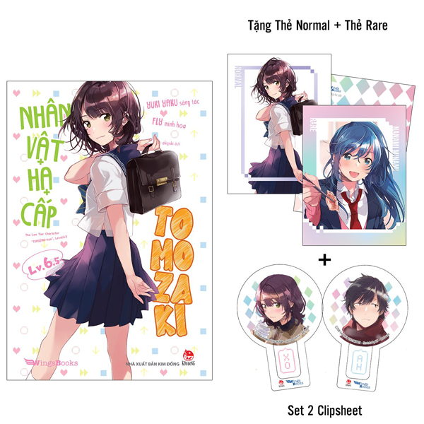 Bộ
						
										
										Nhân Vật Hạ Cấp Tomozaki - Tập 6.5 - Bản Giới Hạn - Tặng Kèm Thẻ Normal + Thẻ Rare + Set 2 Clipsheet