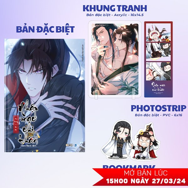 bộ nhập mạc chi thần - tập 3 - bản đặc biệt - tặng kèm bookmark bồi cứng + photostrip pvc + khung tranh acrylic