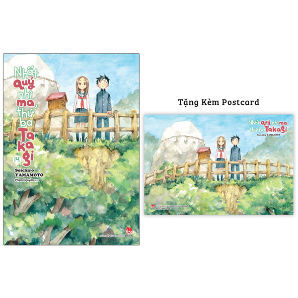 bộ nhất quỷ nhì ma, thứ ba takagi - tập 14 - tặng kèm postcard