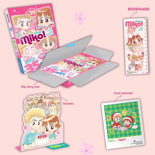 Bộ
						
										
										Nhóc Miko! Cô Bé Nhí Nhảnh - Tập 39 - Special Edition - Tặng Kèm Bookmark + Standee + Card Polaroid + Obi