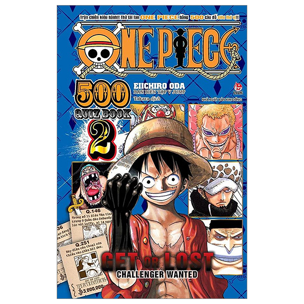 bộ one piece - 500 quiz book - get or lost challenge wanted - tập 2