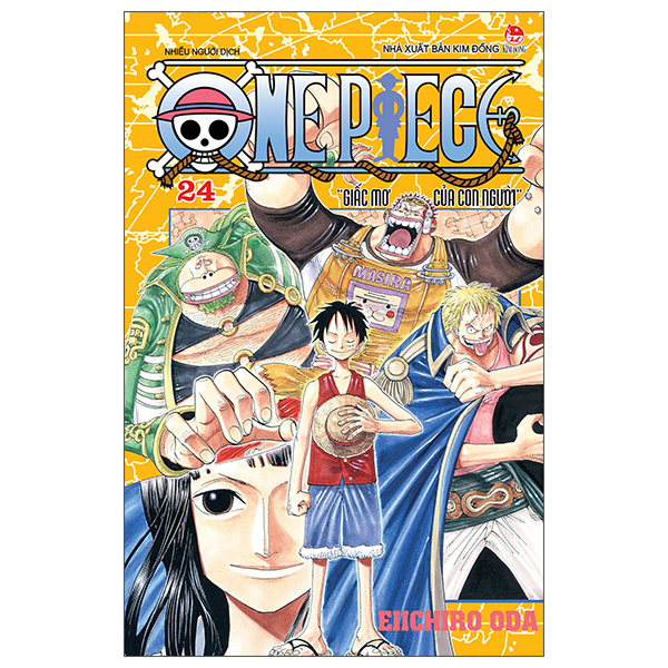 bộ one piece - tập 24 - giấc mơ của con người (tái bản 2022)