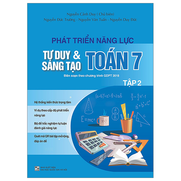 bộ phát triển năng lực tư duy và sáng tạo toán 7 - tập 2 (biên soạn theo chương trình giáo dục phổ thông 2018)