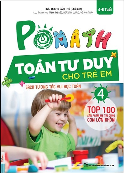 bộ pomath - toán tư duy cho trẻ em 4-6 tuổi - tập 4