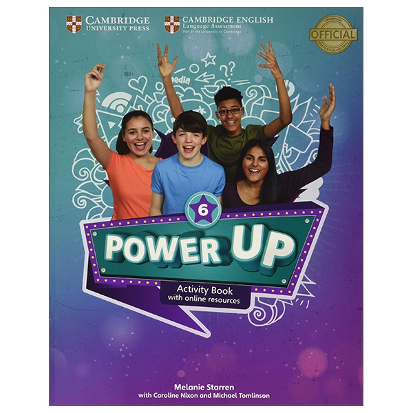 bộ power up level 6 activity book with online resources and home booklet