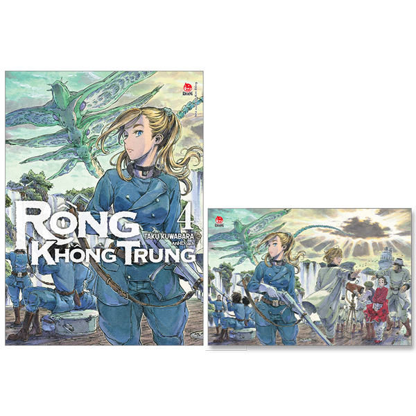 bộ rồng không trung - tập 4 - tặng kèm postcard