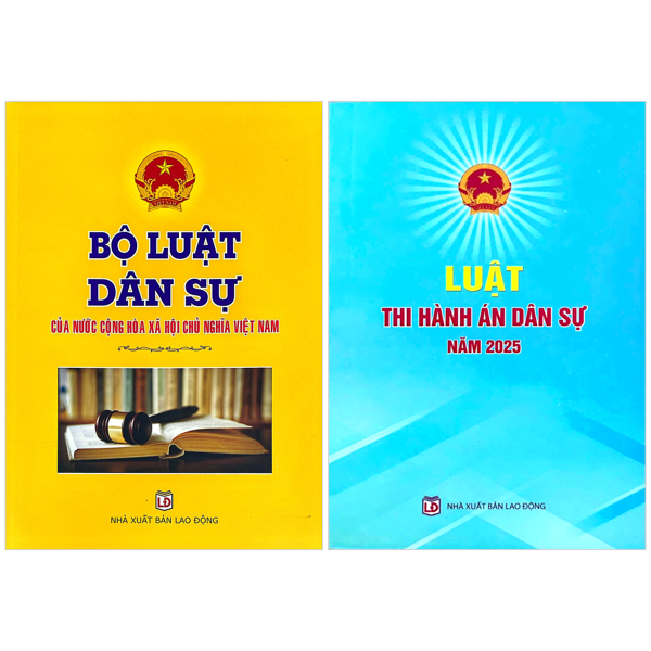 Bộ Sách Bộ Luật Dân Sự Của Nước Cộng Hòa Xã Hội Chủ Nghĩa Việt Nam + Luật Thi Hành Án Dân Sự Năm 2025 (Bộ 2 Cuốn)