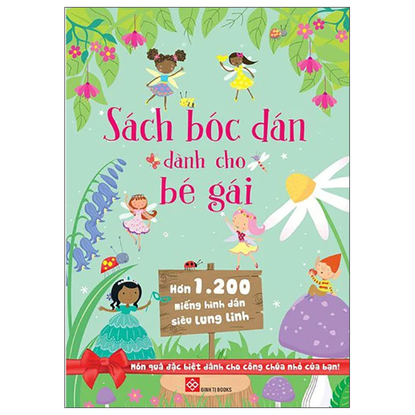 bộ sách bóc dán dành cho bé gái (bộ 4 cuốn)