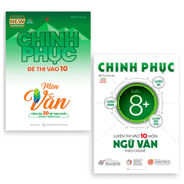 bộ sách chinh phục toàn diện môn văn kỳ thi vào 10 (bộ 2 cuốn)