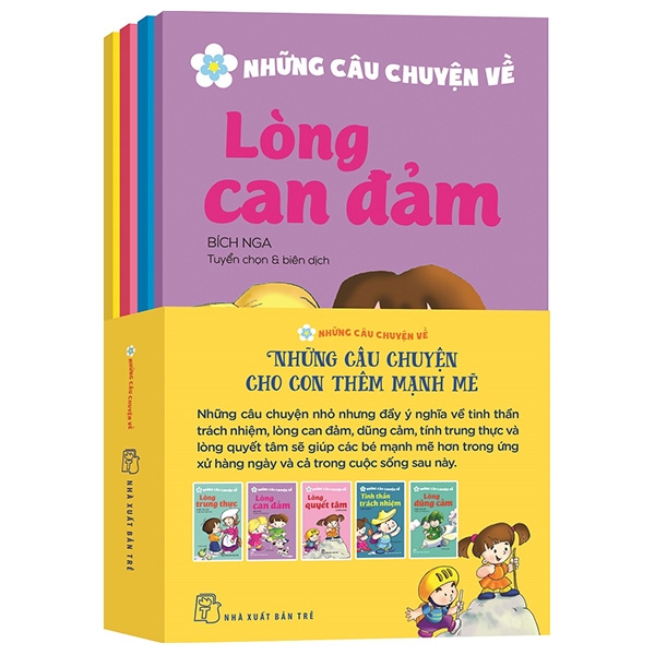 bộ sách những câu chuyện cho con thêm mạnh mẽ (bộ 5 cuốn)