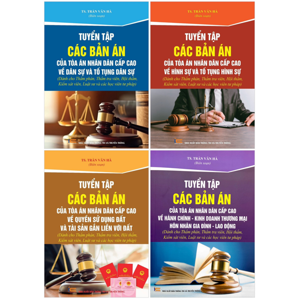 Bộ Sách Tuyển Tập Các Bản Án Của Tòa Án Nhân Dân Cấp Cao (Bộ 4 Cuốn)