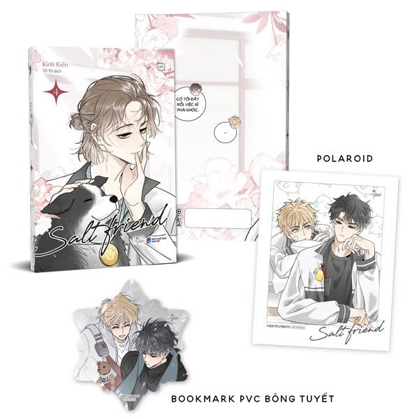Bo
						
										
										Salt Friend - Tap 4 - Tang Kem Postcard Giay Ngoc Trai + Bookmark PVC Be Hinh Bong Tuyet