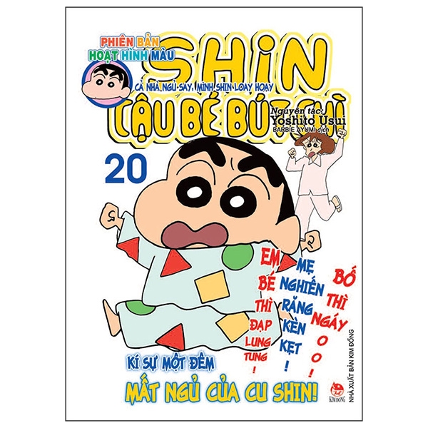 bộ shin - cậu bé bút chì - phiên bản hoạt hình màu - tập 20 (tái bản 2019)