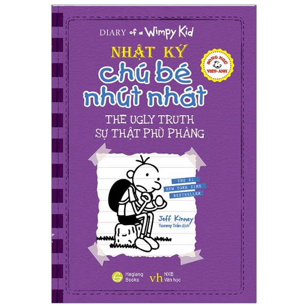 bộ song ngữ việt - anh - diary of a wimpy kid - nhật ký chú bé nhút nhát - tập 5 : sự thật phũ phàng - the ugly truth