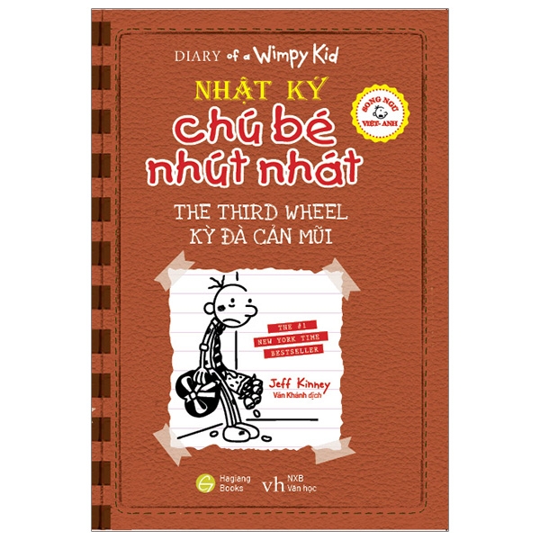 bộ song ngữ việt - anh - diary of a wimpy kid - nhật ký chú bé nhút nhát - tập 7: kỳ đà cản mũi - the third wheel