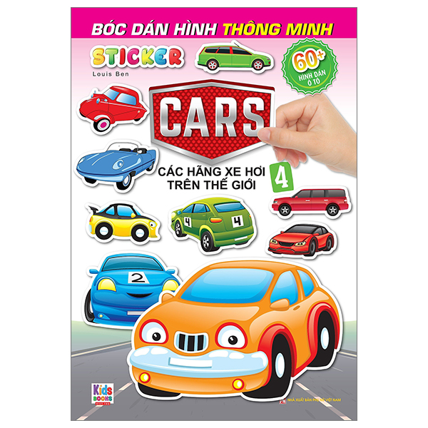 bộ sticker bóc dán hình thông minh - car - các hãng xe trên thế giới 4